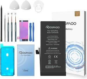 KOSPAOO for iPhone 12/12 Pro バッテリー 互換 大容量 3300mAh 17.2%増量 3.83V 交換用 A2479電池 リチウムバッテリー PSE認証 