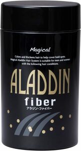 MAG aladdin アラジン ファイバー ボリュームアップ (30g / 増毛スプレー/ブラック) 生え際 分け目 白髪カバー (植物性微粒子パウダー