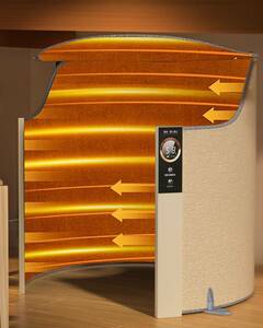 パネルヒーター デスク下 省エネ パネルヒーター 足元 冷え対策 540°全方位発熱式 筒型 遠赤外線 デスクヒーター デスク暖房器具 過熱保護