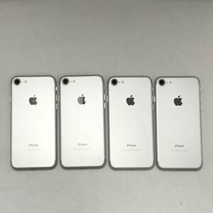 【ジャンク】4台セットiPhone7　SIMロック解除品　利用制限○ シルバー MNCF2J/A　A1779 32GB