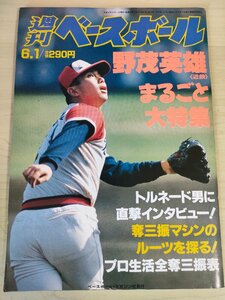 週刊ベースボール 1992 No.22 野茂英雄/渡辺久信/工藤公康/亀山努/上田佳範/アロンゾ・パウエル/マーク・ライアル/プロ野球/雑誌/B3225495