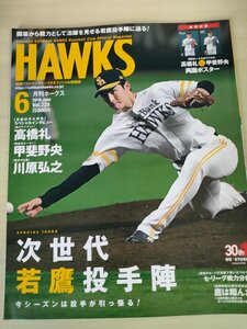 月刊ホークス 2019.6 Vol.224 福岡ソフトバンクホークス オフィシャル球団誌 付録ポスター付き/高橋礼/甲斐野央/プロ野球/雑誌/B3225961