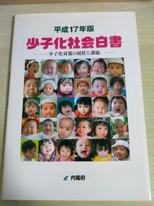 少子化社会白書 少子化対策の現状と課題 平成17年版 内閣府/子育て/妊娠/出産/保育/児童虐待防止対策/児童教育/行政サービス/B3225979