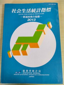 社会生活統計指標 都道府県の指標 2013 総務省統計局/福祉/社会保障/健康/医療/文化/教育/自然環境/労働/生活/経済/犯罪/スポーツ/B3226314