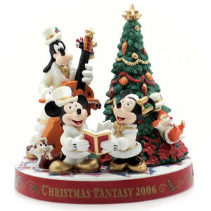  Disney Mickey Christmas fantasy 2006 figure Tokyo Disney Land 2006 year minnie Goofy chip & Dale 