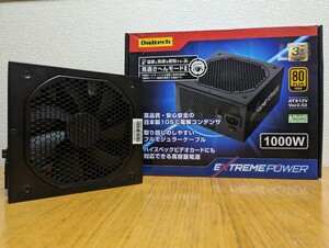 オウルテック Owltech製 80+GOLD認証1000W ATX規格電源 フルモジュラー OWL-GPR1000 atx12v ver2.52