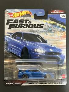 ホットウィール　ワイルドスピード　R34 GT-R