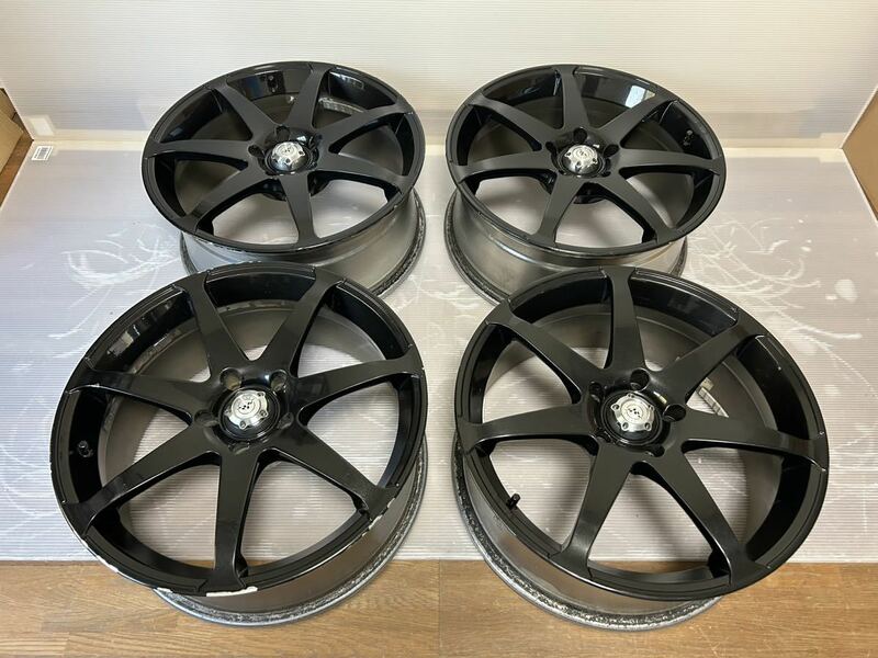 RAYS VERSUS ベルサス Campionato-SS7 カンピオナート-SS7 JAPAN 18インチ 18x7.5JJ +42 114.3/5H 中古4本 レイズ