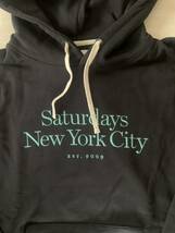 【超美品人気定番モデル】SATURDAYS NYC パーカー 黒 M サタデーズニューヨークシティ サーフスタイル アーバンカジュアル フーディー_画像3