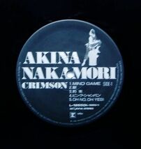 ★歌姫 LP★ 中森明菜 / CRIMSON (国内盤)　１９８６年オリジナル盤_画像4