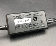 Re(サ80)★[[RC-819]]★Roland(ローランド)★UM-ONE USB MIDI INTER FACE★_画像3