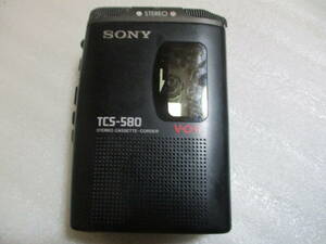 a21 SONY TCS-580 カセットテープレコーダー ソニー CASSETTE WALKMAN カセットウォークマン