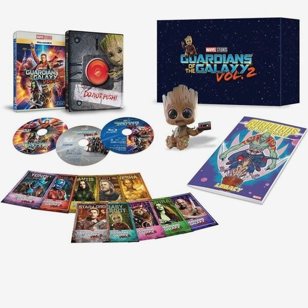 ガーディアンズ・オブ・ギャラクシー&ガーディアンズ・オブ・ギャラクシー2:リミックス プレミアムBOX 3Dスチールブックセット