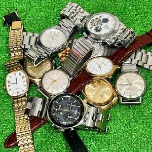 SEIKO セイコー CASIO カシオ SWATCH スウォッチ など 時計 腕時計 まとめ売り 10本 動作未確認 ジャンク品(E315)