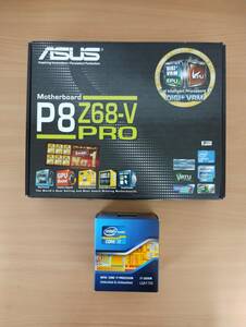 LGA1155 ASUS P8Z68-V PRO ATXマザーボード/CPU(Core i7 2600KリテールBOX) セット