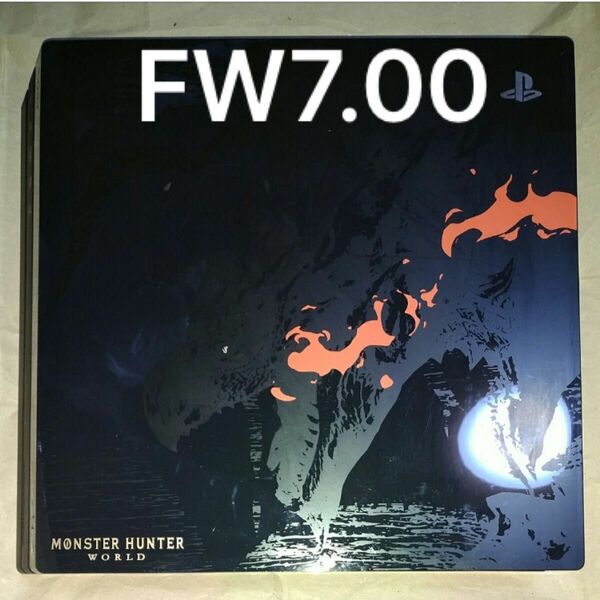 PS4 pro　Ver 7.00 動作確認済　リオレウスエディション 本体　FW CUH-7100B　9.00