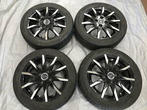 □□2401-22/2312-NK46 ENKEI SMACK 14インチ 4.5J +45 4穴 PCD100 EC202 165/55R14 4本 アルト ラパン ワゴンR ムーヴ ライフ eKワゴン