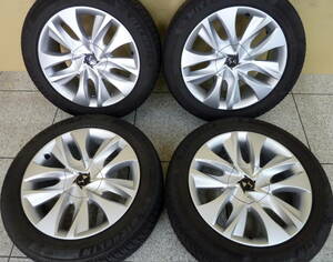 ●●2312-202LL シトロエン DS5 ATS製 純正アルミ 7.5J 17in +27 PCD108 ハブ径65.1φ X-ICE XI3+ 225/50R17 4本セット 良品！