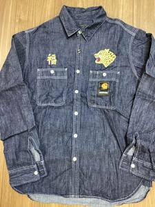 Neighborhood×CARHARTT デニムシャツ svg ネイバーフッド SRL カーハート denim インディゴ