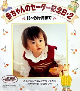 赤ちゃんのセーター記念日 (２) 編物　13〜24ヶ月まで