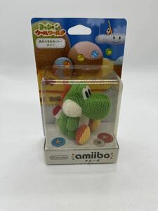 ① グリーン amiibo アミーボ ヨッシーウールワールド Nintendo 任天堂 ヨッシー WiiU Nintendo3DS フィギュア