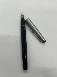 MONTBLANC モンブラン 万年筆 ペン先 14C 文房具 ブラック シルバー アンティーク ヴィンテージ オフィス