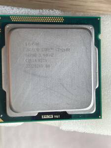 intel core i7-2600 3.40GHz CPU 中古です。