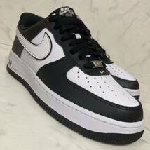 送料無料★新品★23cm Nike GS Air Force 1 LV8 2 Black/Whiteナイキ GS エアフォース1 LV8 2 ブラック/ホワイト パンダ 白 黒_画像3