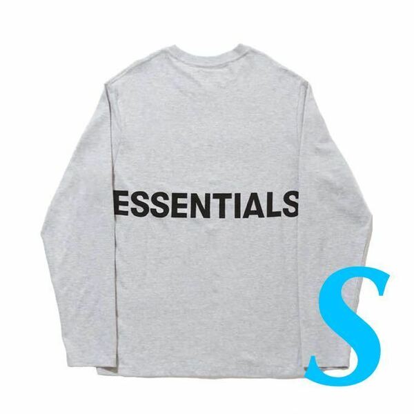 ★送料無料★ Boxy Long Sleeve T-Shirt/Essentials Fear of God ESSENTIALS フィアオブゴッド エッセンシャルズ ロンT グレー Sサイズ