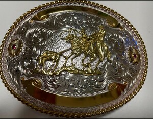 MONTANA SILVERSMITHS/モンタナ シルバースミス　145.1g　 10×7.6cm　ベルト 幅38mm 対応