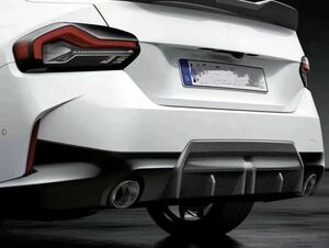 【送料無料】 リアバンパー ディフューザー カーボン BMW 2シリーズ G42 Mスポーツ 2022-2024 リア スポイラー カナード ブレード