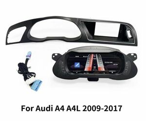 【送料無料】スピードメーター デジタルメーター 12.3インチ AUDI アウディ A4 A4L S4 RS4 2009-2017 デジタル メーター タコメーター