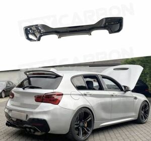 【送料無料】 リアバンパー ディフューザー タイプ2 マッドブラック BMW 1シリーズ F20 Mスポーツ 2015-2019 LCI リア スポイラー