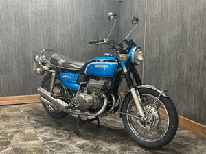 車検付 初期型 GT550 ノンレストア ノーマル車両 ゼンシン集合チャンバー GT380 GT750 マッハ 750SS 500SS H1 H2 KH RX350 RD400