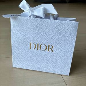 Christian Dior クリスチャンディオール ショップ袋 小 リボン付き 自宅保管品 ショッパー 