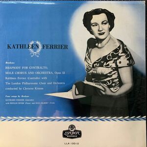 奇跡の新品シールド未開封・キャスリーン・フェリア・Kathleen Ferrier・アルト・ラプソディー・ブラームス・レコード・Vinyl Record