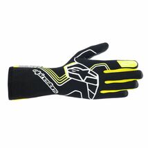 alpinestars(アルパインスターズ) レーシンググローブ TECH-1 RACE V4 GLOVE Mサイズ 155 BLACK YELLOW FLUO [FIA8856-2018公認]_画像1