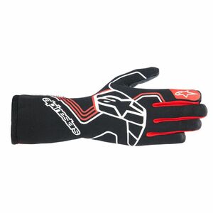 alpinestars(アルパインスターズ) レーシンググローブ TECH-1 RACE V4 GLOVE Lサイズ 13 BLACK RED [FIA8856-2018公認]