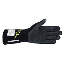 alpinestars(アルパインスターズ) レーシンググローブ TECH-1 ZX V4 GLOVE Mサイズ 9151 TAR GRAY BLACK YELLOW FLUO [FIA8856-2018公認]_画像2