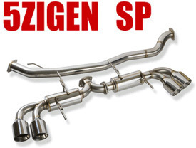 5ZIGEN マフラー 5ZIGEN SP SPEC TUNE [NISSAN(日産) GT-R 型式:CBA-R35 年式:H19/12～] SPR1002 競技用