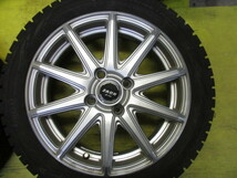 店）ザックJP710　165/55R15　ピレリーアシンメトリコ+ 15インチ 4.5J +45 4H100　中古スタッドレス　N-BOX タント　ムーヴ　スペーシア_画像5