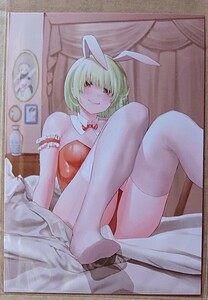 オリジナル ポストカード 美少女 バニーガール 山ジャ 限定 イラスト展 イラストカード