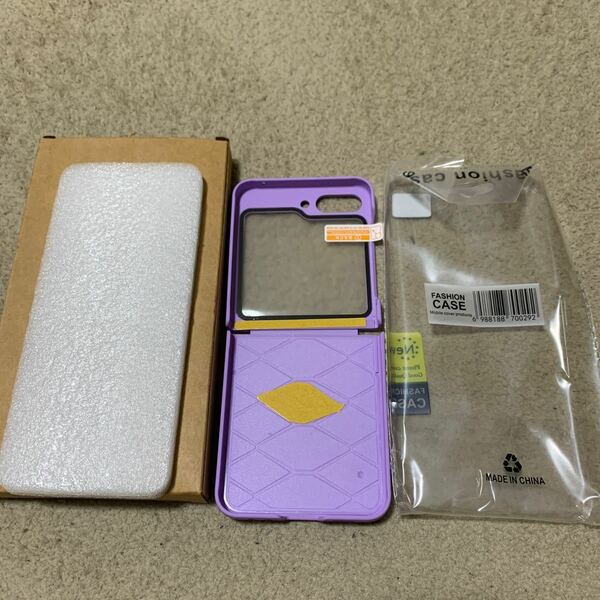 512t0703☆ HeeNia Samsung Galaxy Z Flip 5 5G 対応 ケース カバー TPUソフトヒンジ保護 高級PU 耐衝撃 落下防止 取付簡単 カメラ保護 