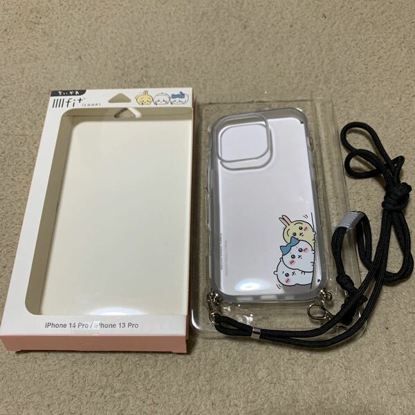 512t1607☆ グルマンディーズ ちいかわ IIIIfit Loop iPhone 14 Pro / 13 Pro (6.1インチ) 対応 ケース ひょっこり CK-19A