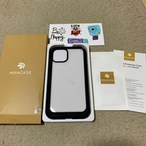 512a2107☆ Miracase iPhone13 用 スマホケース カバー 9H 強化ガラス 2021 6.1インチ フルカバー 360°保護 