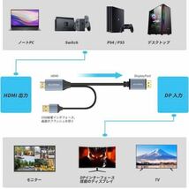 512a2924☆ ELUTENG HDMI to Displayport 変換ケーブル 4K 60Hz USB給電ボード付き HDMI_画像5