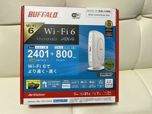 ☆ バッファローWi-Fi 6(11ax)対応Wi-Fiルーター　WSR-3200AX4S-WH☆