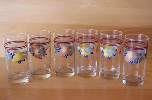  beautiful goods 6 piece set! V Abundance avant Dance li Be glass tumbler 