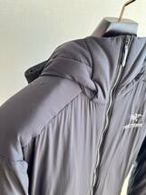 【中古美品】ARC’TERYX アークテリクス アトムARフーディ Mサイズ ブラック 黒 送料無料_画像3