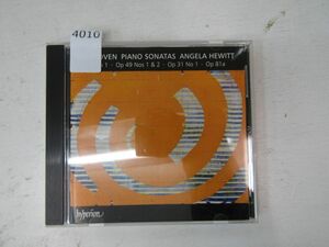 4010　Beethoven: Piano Sonatas angela hewitt